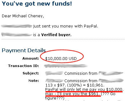 $10,000 affiliate commission